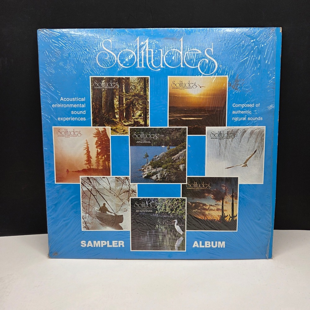 Solitudes Sampler Album Vinyl LP Dan Gibson Nature Sounds SDG-84 1984 Vintage